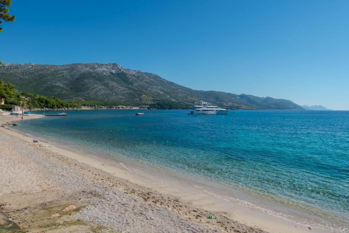 Luxury Beachfront Villa Mare With Private Pool At The Beach Orebic - Peljesac エクステリア 写真