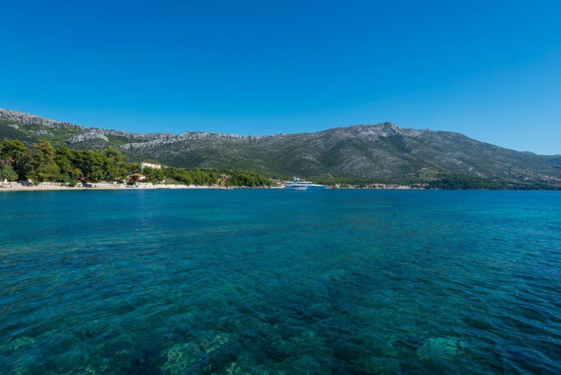 Luxury Beachfront Villa Mare With Private Pool At The Beach Orebic - Peljesac エクステリア 写真